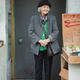 Yok Lan Chung, 90, with her silk layers and tweed jacket.